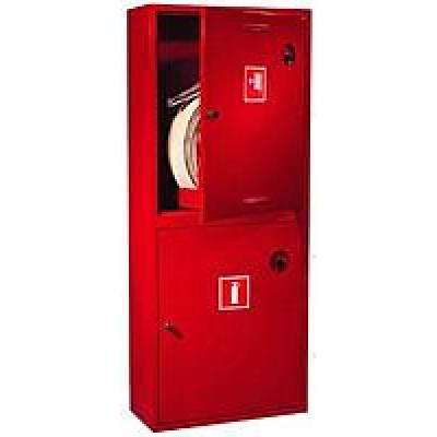 Навесной закрытый пожарный шкаф ШПК-320 НЗК красный